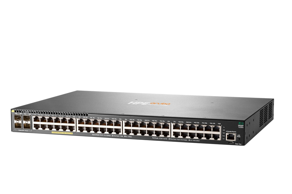 HPE Aruba Networking 2930F 48G PoE+ 4SFP+ Switch