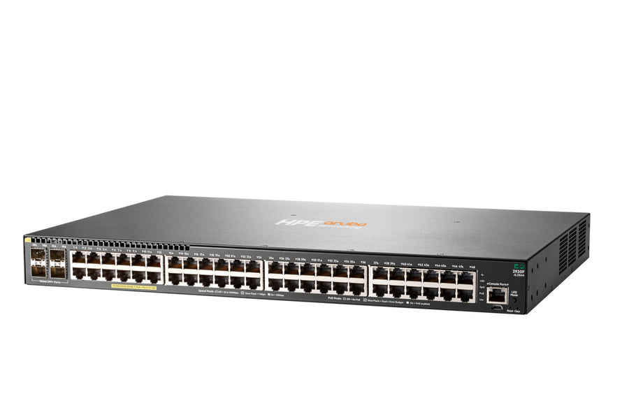 HPE Aruba Networking 2930F 48G PoE+ 4SFP+ Switch