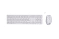HP 650 Wireless and Mouse Combo keyboard Mouse included Home RF Wireless AZERTY Belgian White