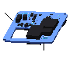 Zebra P1037750-052 printer/scanner spare part PCB unit