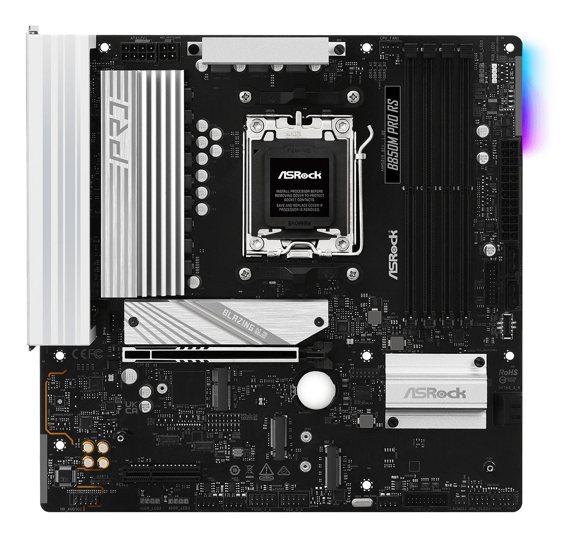 Asrock B850M Pro RS AMD B850 Socket AM5 micro ATX