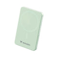 Verbatim Charge 'n' Go Essentials Magnetic Wireless Power Bank 5000 mAh Green