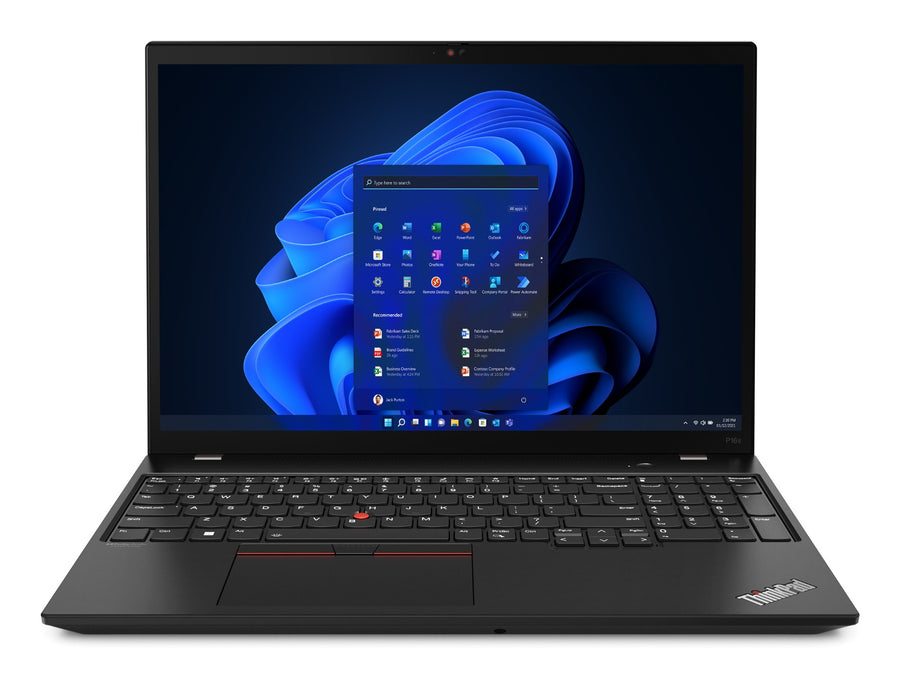 Lenovo ThinkPad P16s Intel� CoreT i7 i7-1360P Mobile workstation 40.6 cm (16") WUXGA 16 GB LPDDR5x-SDRAM 256 GB SSD NVIDIA RTX A500 Wi-Fi 6E (802.11ax) Windows 11 Pro Black UK English