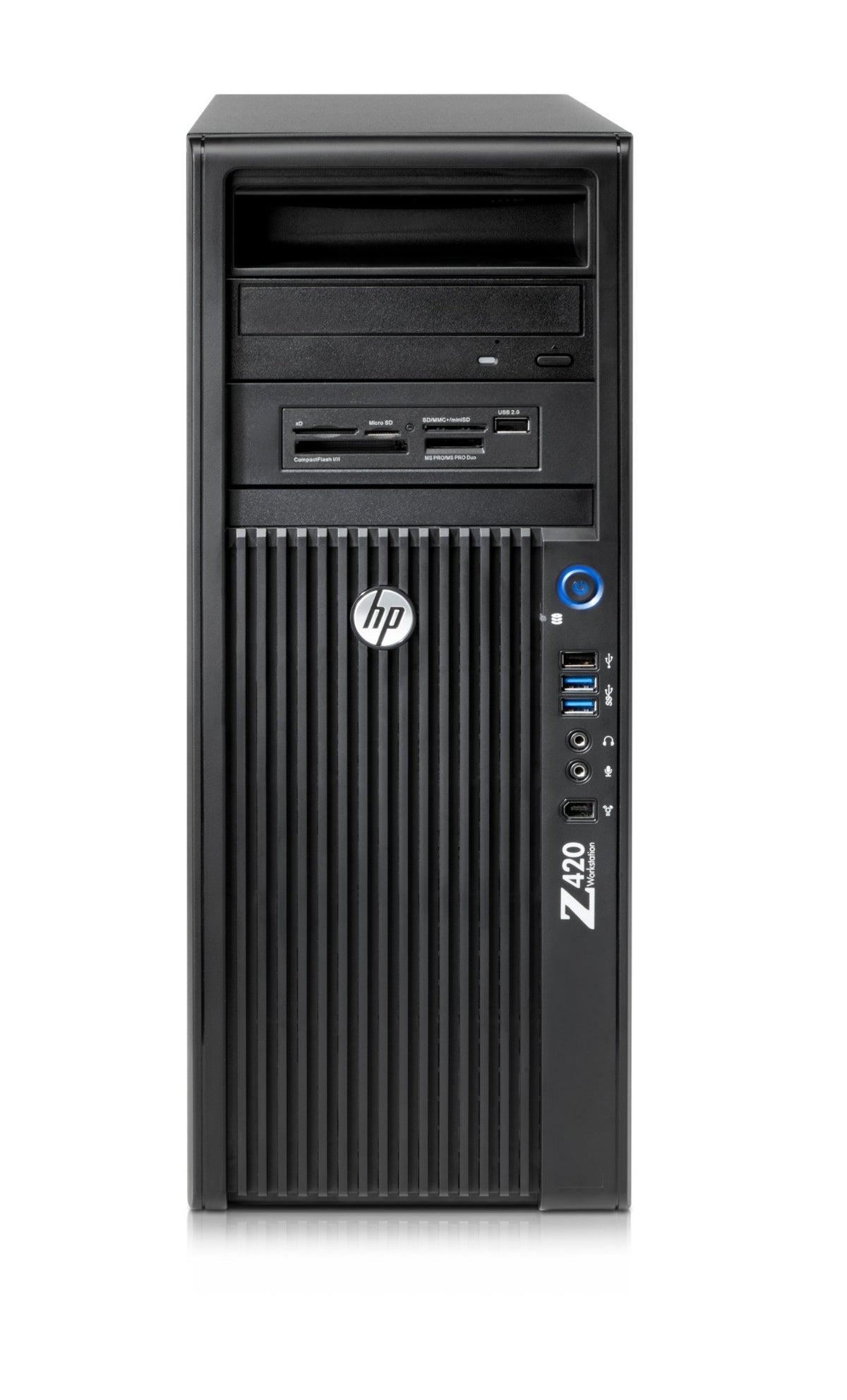 HP 420 Intel� Xeon� E5 Family E5-1650 8 GB DDR3-SDRAM Windows 7 Professional Minitower Workstation