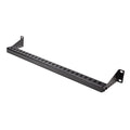 StarTech.com 1U Rack Mountable Cable Lacing Bar w/Adjustable Depth, Cable Support Guide For Organized 19" Racks/Cabinets, Horizontal Cable Guide For Patch Panels/Switches/PDUs