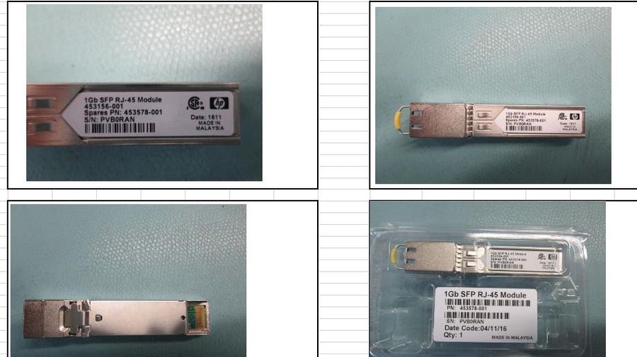 HPE 574898-001 network transceiver module Copper 1000 Mbit/s SFP