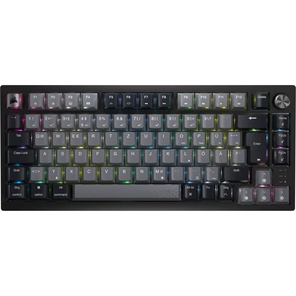 Corsair K65 PLUS keyboard Gaming RF Wireless + USB AZERTY French Black