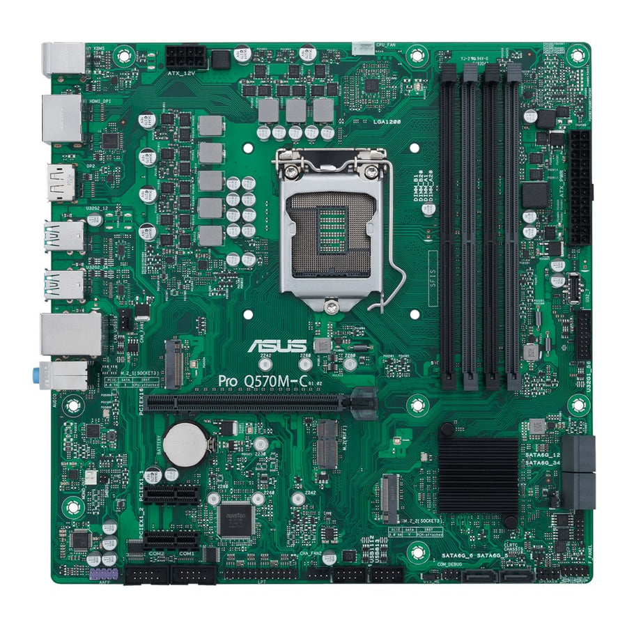 ASUS PRO Q570M-C/CSM motherboard Intel Q570 LGA 1200 (Socket H5) micro ATX