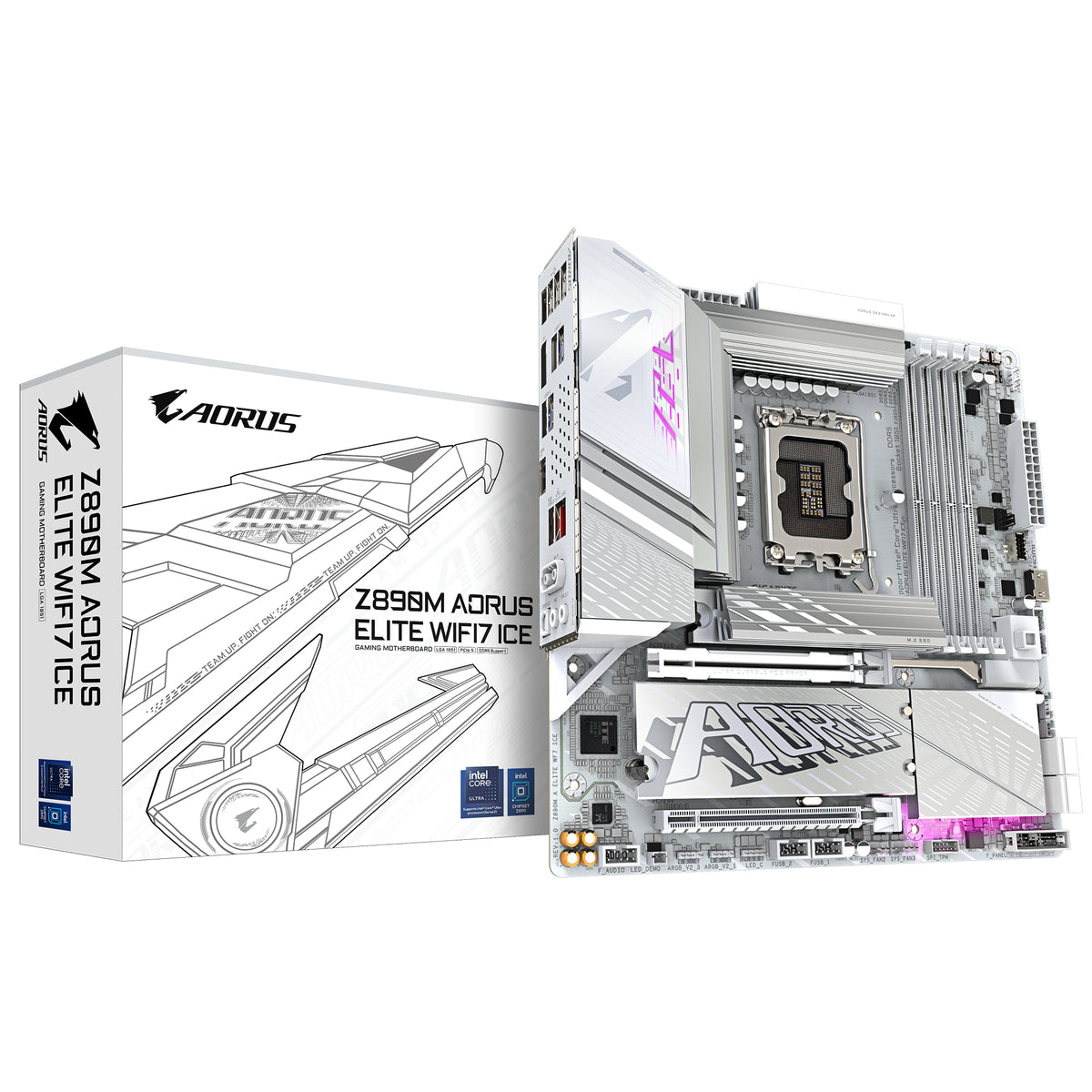 GIGABYTE Z890M AORUS ELITE WIFI7 ICE Motherboard