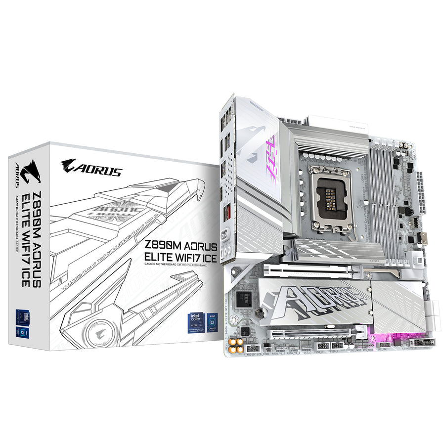 GIGABYTE Z890M AORUS ELITE WIFI7 ICE Motherboard
