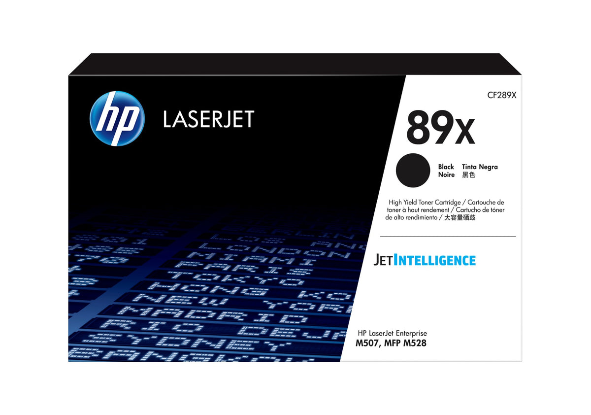 HP CF289X/89X Toner cartridge high-capacity, 10K pages ISO/IEC 19752 for HP M 507