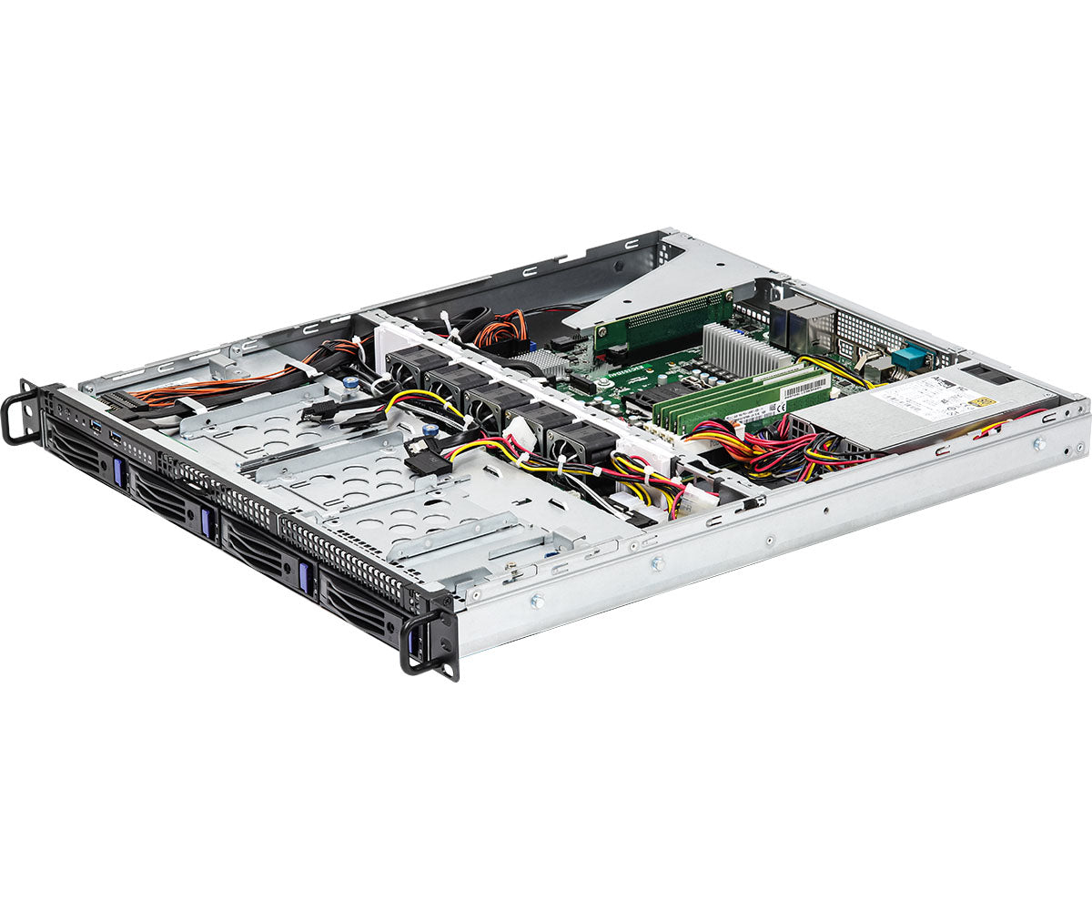 Asrock 1U4LW-C252 server barebone Intel C252 LGA 1200 (Socket H5) Rack (1U)