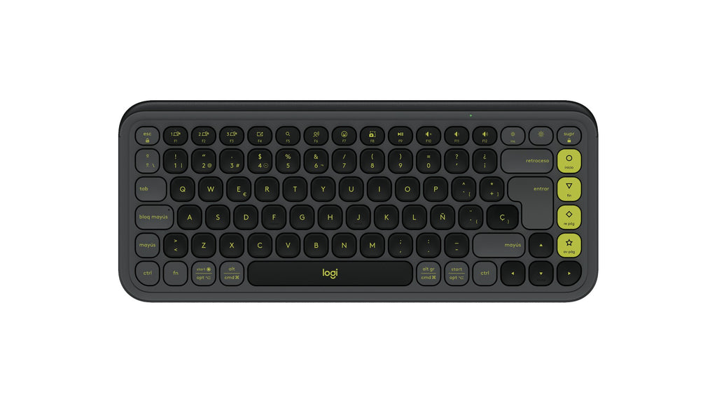 Logitech POP Icon Keys keyboard Universal Bluetooth QWERTY Spanish Graphite
