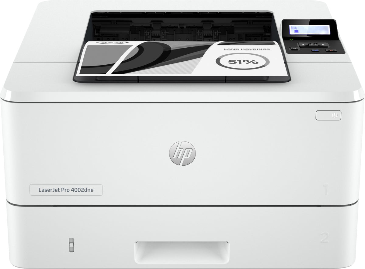 HP LaserJet Pro HP 4002dne Printer, Black and white, Printer for Small medium business, Print, HP+; HP Instant Ink eligible; Print from phone or tablet; Two-sided printing