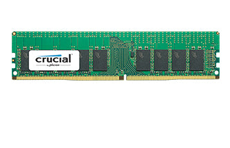 Crucial 16GB DDR4-2400 memory module 1 x 16 GB 2400 MHz ECC