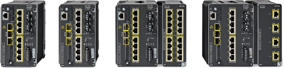 Cisco Catalyst IE3500 Managed L2/L3 Gigabit Ethernet (10/100/1000) Black