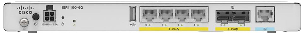 Cisco ISR1100X-6G wired router Gigabit Ethernet Grey