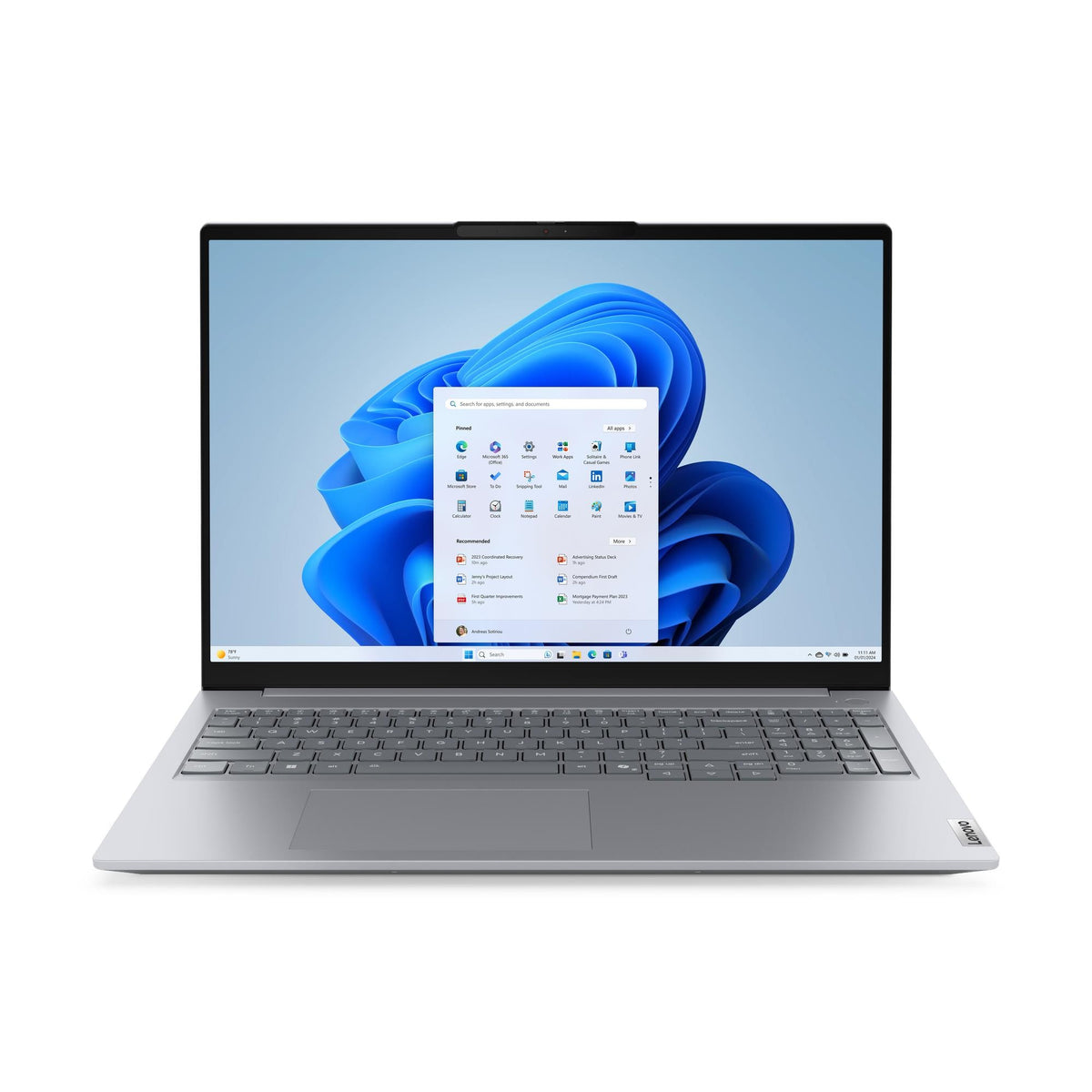 Lenovo ThinkBook 16 G9 IRL Intel� CoreT i5 i5-13420H Laptop 40.6 cm (16") WUXGA 16 GB DDR5-SDRAM 512 GB SSD Wi-Fi 7 (802.11be) Windows 11 Pro Grey English