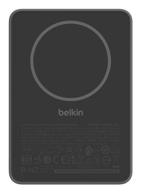 Belkin BPD010hqBK 5000 mAh Wireless charging Black
