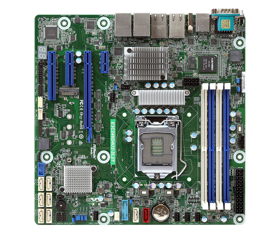 Asrock E3C246D4U2-2L2T motherboard Intel C246 LGA 1151 (Socket H4) micro ATX