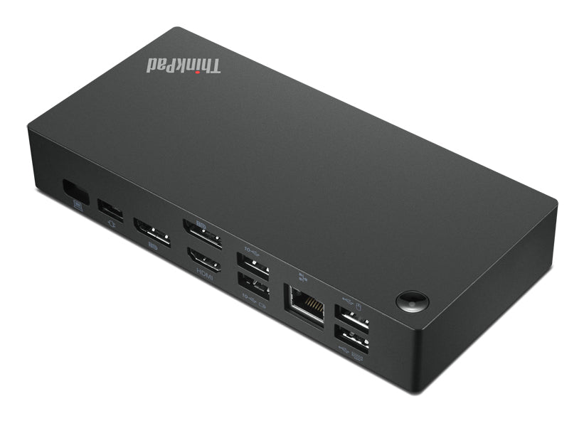 Lenovo 40AY0090CH laptop dock/port replicator Wired USB 3.2 Gen 1 (3.1 Gen 1) Type-C Black