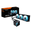 GIGABYTE EAGLE 360 Liquid CPU Cooler - 3x120mm ARGB Fans, full-color LCD, DAISY-CHAIN, Intel LGA 1851 and AMD AM5 Compatible