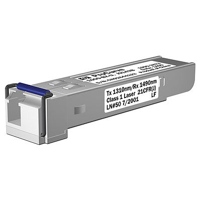 HPE X122 1G SFP LC BX-U Transceiver network transceiver module Fiber optic 1000 Mbit/s 1310 nm
