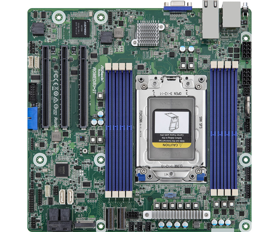 Asrock ROMED8U-2T motherboard LGA 4094 micro ATX