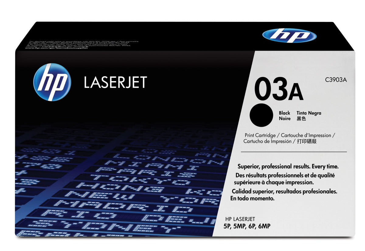 HP C3903A/03A Toner cartridge black, 4K pages/5% for Canon LBP-VX/HP LJ 5 P/6 P