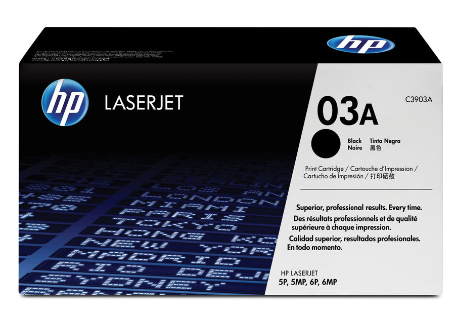 HP C3903A/03A Toner cartridge black, 4K pages/5% for Canon LBP-VX/HP LJ 5 P/6 P