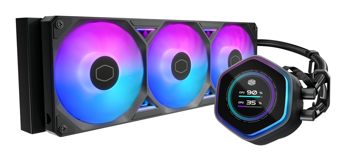 Cooler Master MasterLiquid Atmos II 360 LCD Black Processor All-in-one liquid cooler 12 cm 1 pc(s)