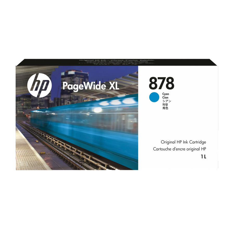 HP 312Z2A/878 Ink cartridge cyan 1000ml for HP PageWide XL 8200