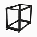StarTech.com 15U 4-Post Server Rack, 19in Open Frame Rack with 40in (101cm) Mounting Depth and 1200lb (544kg) Weight Capacity, Mobile or Floor Mount IT Rack