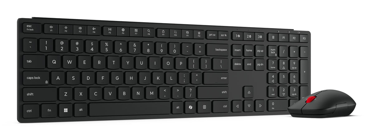 Lenovo 4X31S04847 keyboard Mouse included Home/Office RF Wireless + Bluetooth UK English Black