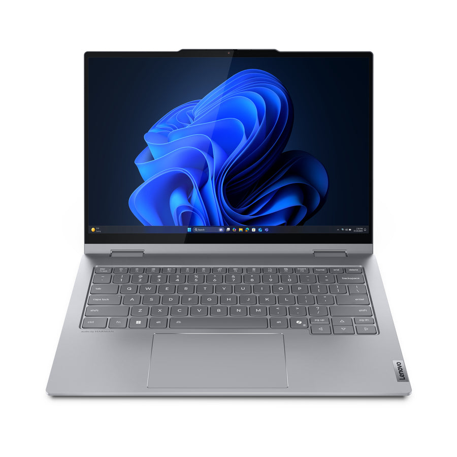 Lenovo ThinkBook 14 2-in-1 G5 IAU Intel Core Ultra 7 255U Hybrid (2-in-1) 35.6 cm (14") Touchscreen WUXGA 16 GB DDR5-SDRAM 512 GB SSD Wi-Fi 6E (802.11ax) Windows 11 Pro UK English Grey