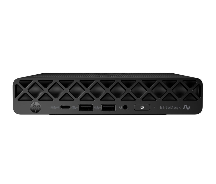 HP EliteDesk 8 Mini G1a AMD RyzenT 5 220 16 GB DDR5-SDRAM 256 GB SSD Windows 11 Pro Mini PC Black
