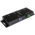 StarTech.com 4-Port USB 3.0 Hub - 5Gbps - Metal Industrial USB-A Hub - Wall or Desk Mountable USB Data Hub - TAA Compliant USB Expander Hub