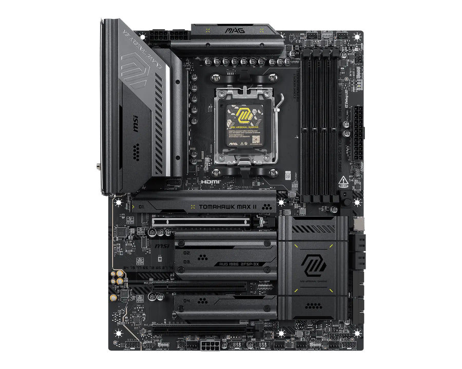 MSI MAG B850 TOMAHAWK MAX WIFI II motherboard AMD B850 Socket AM5 ATX
