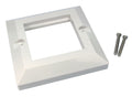 Cables Direct Dual Port Faceplate White