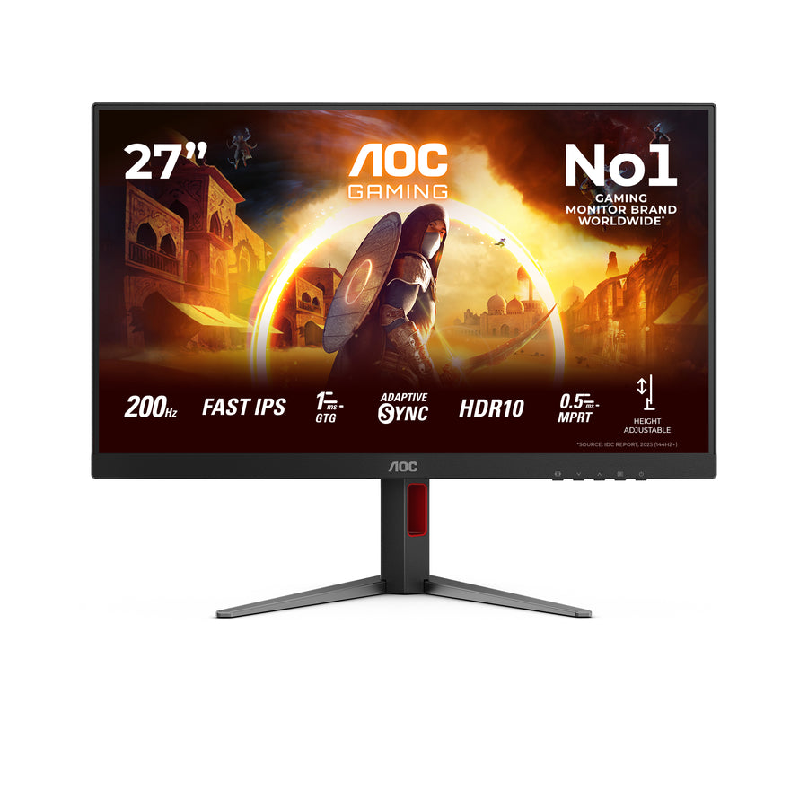 AOC G4 27G4HA computer monitor 68.6 cm (27") 1920 x 1080 pixels Full HD LED Black, Red
