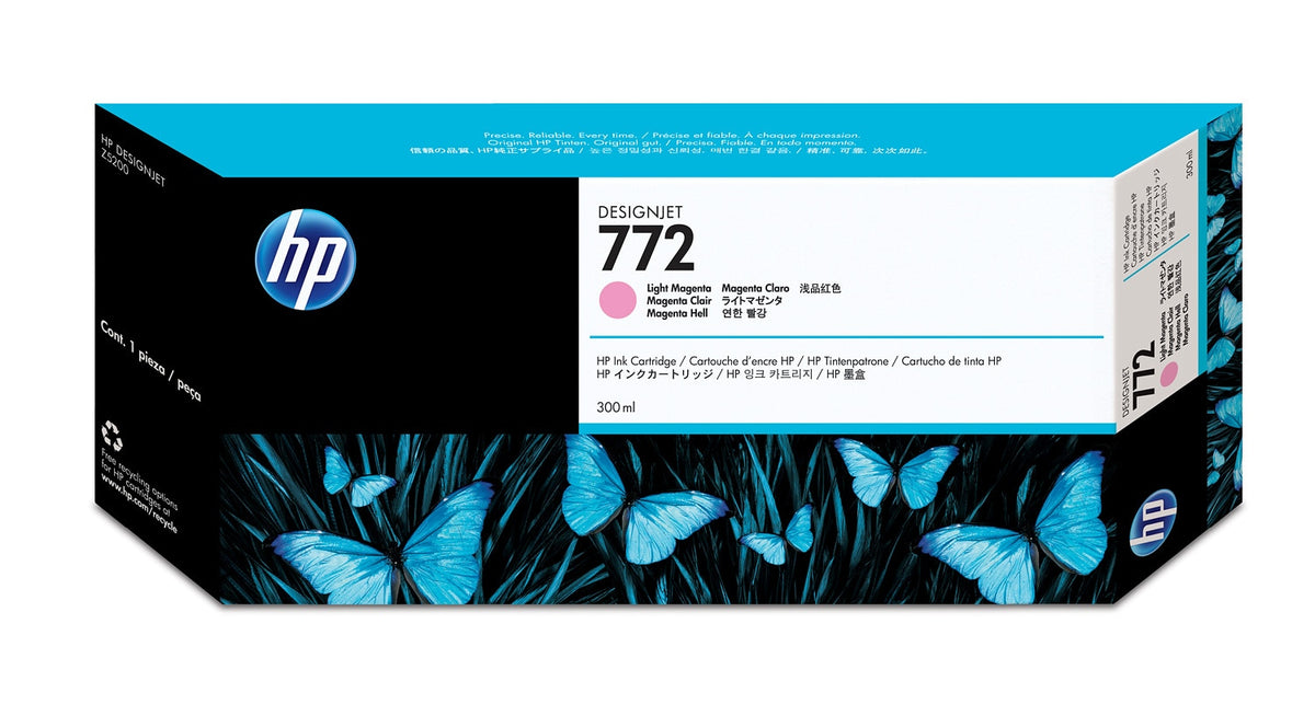 HP CN631A/772 Ink cartridge light magenta 300ml for HP DesignJet Z 5200