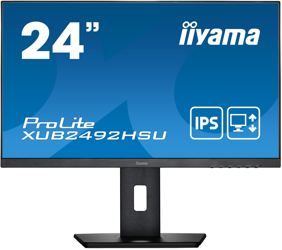 iiyama ProLite XUB2492HSU-B5 computer monitor 60.5 cm (23.8") 1920 x 1080 pixels Full HD LED Black