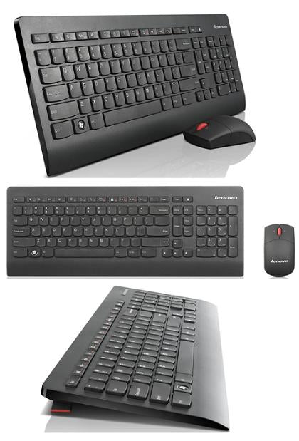 Lenovo 03X6157 keyboard Mouse included RF Wireless English Black