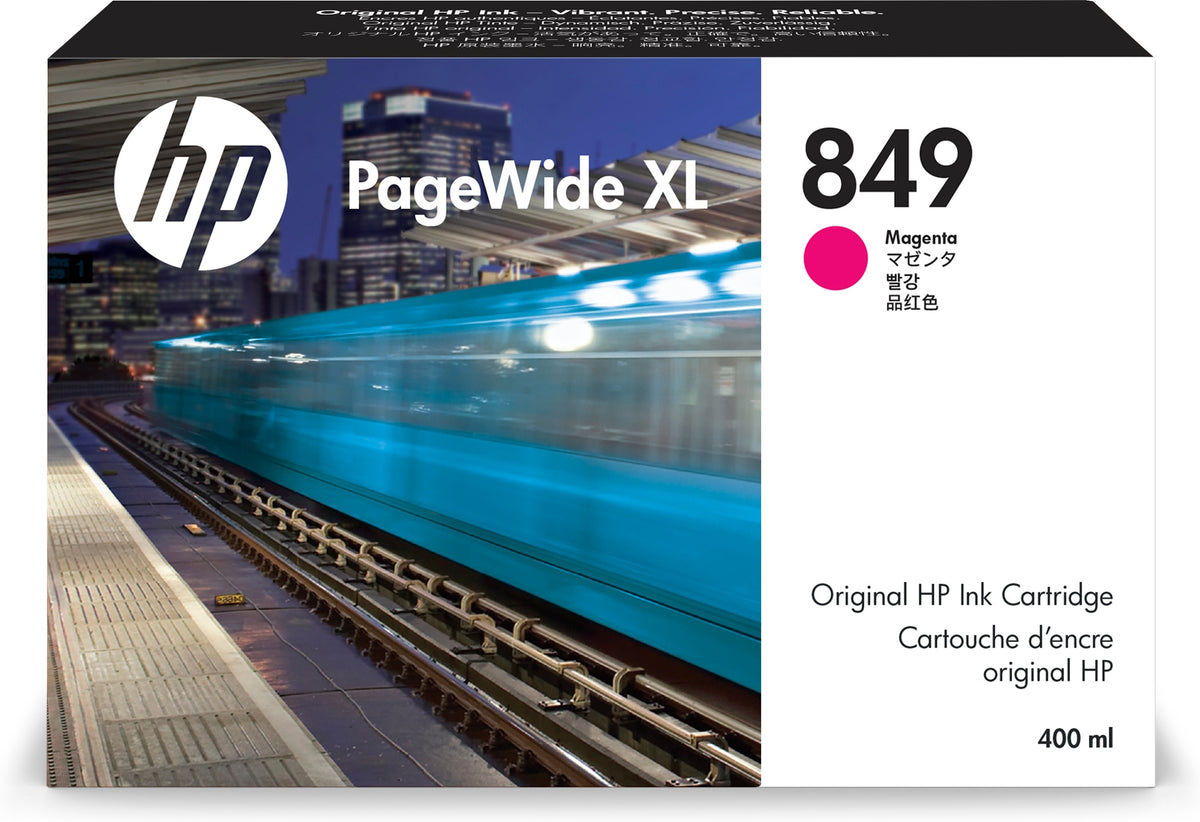 HP 1XB37A/849 Ink cartridge magenta 400ml for HP PageWide XL 3900