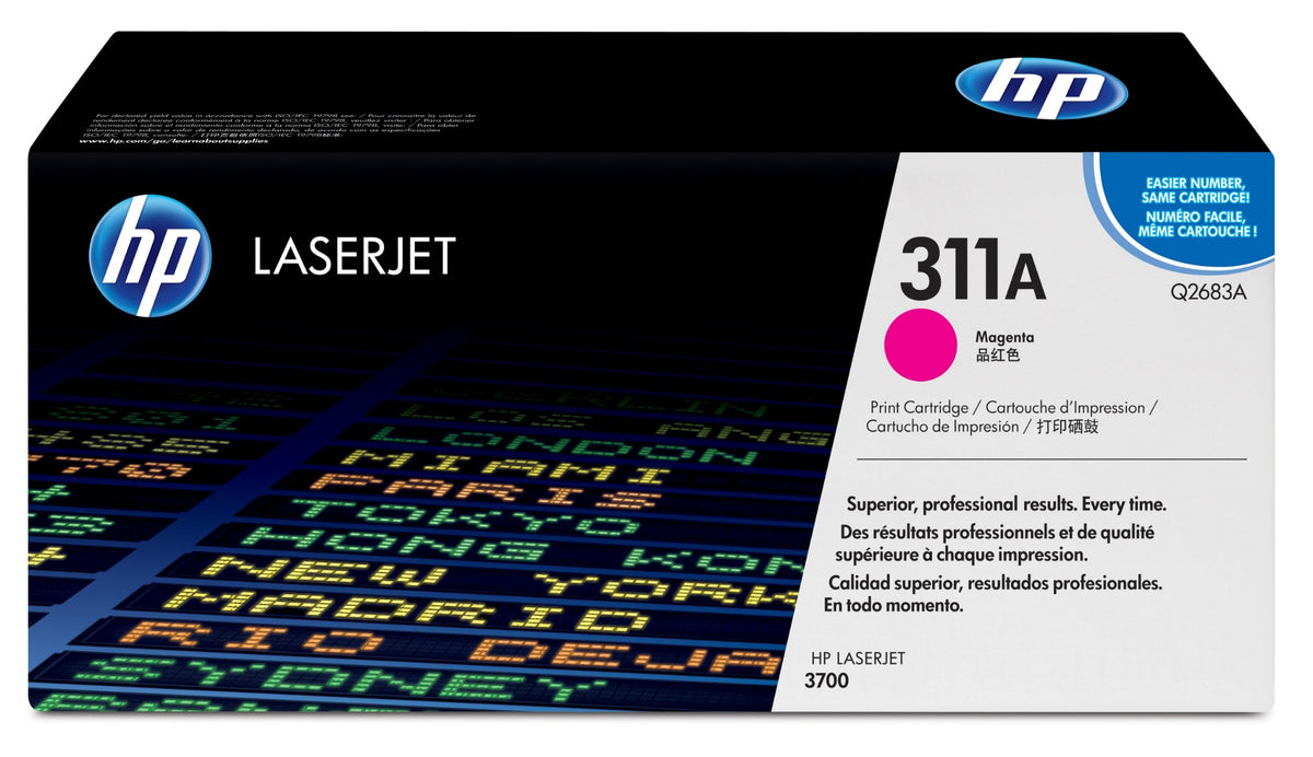 HP Q2683A/311A Toner cartridge magenta, 6K pages/5% for HP Color LaserJet 3700