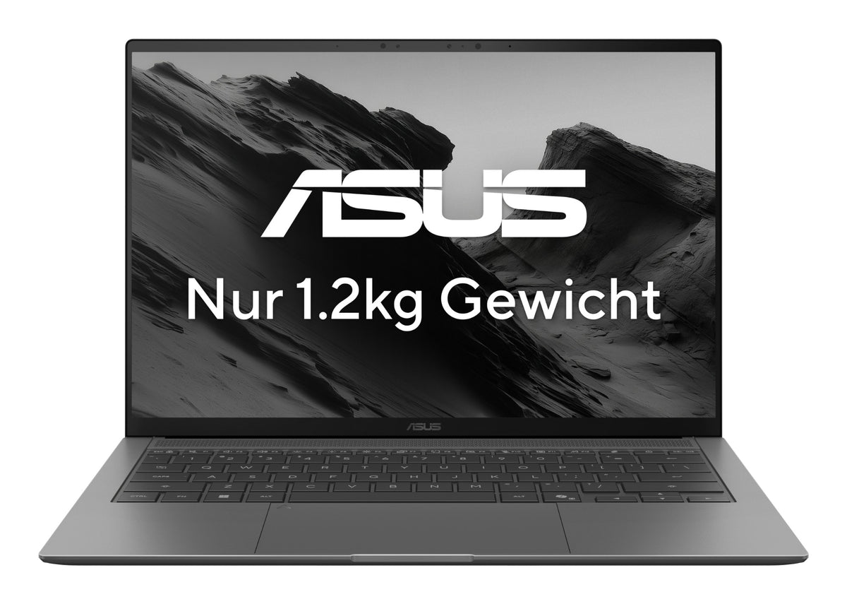 ASUS Zenbook S14 UX5406AA-SU207W Copilot+ PC Intel Core Ultra 9 386H Laptop 35.6 cm (14") Touchscreen 3K 32 GB LPDDR5x-SDRAM 1 TB SSD Wi-Fi 7 (802.11be) Windows 11 Home German Grey