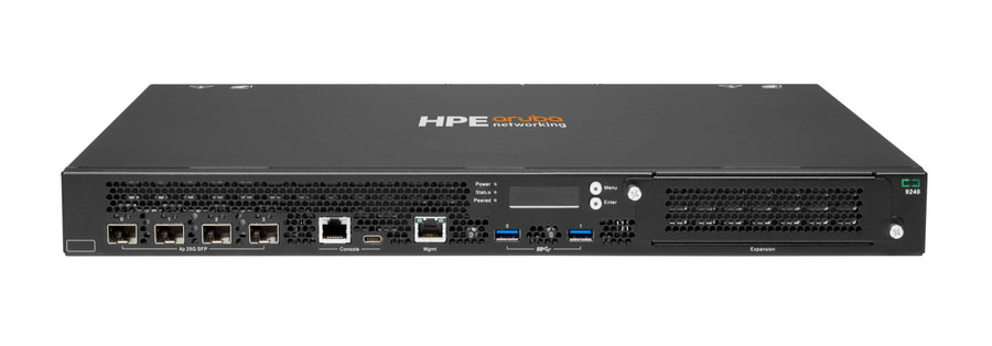 HPE Aruba Networking 9240 (JP) TAA 4xSFP28 1 Expansion Slot Campus Gateway