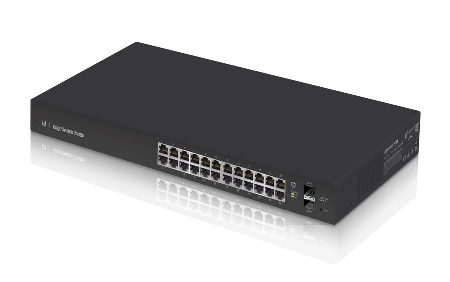 Ubiquiti ES-24-LITE network switch Managed Gigabit Ethernet (10/100/1000) 1U Black