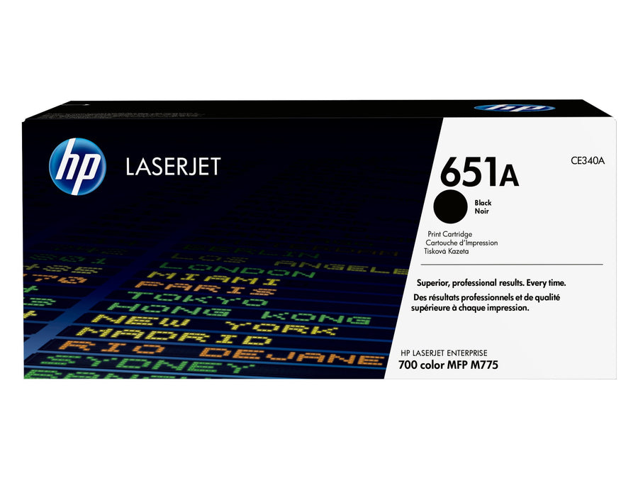 HP CE340A/651A Toner cartridge black, 13.5K pages ISO/IEC 19798 for HP LaserJet 700 M775