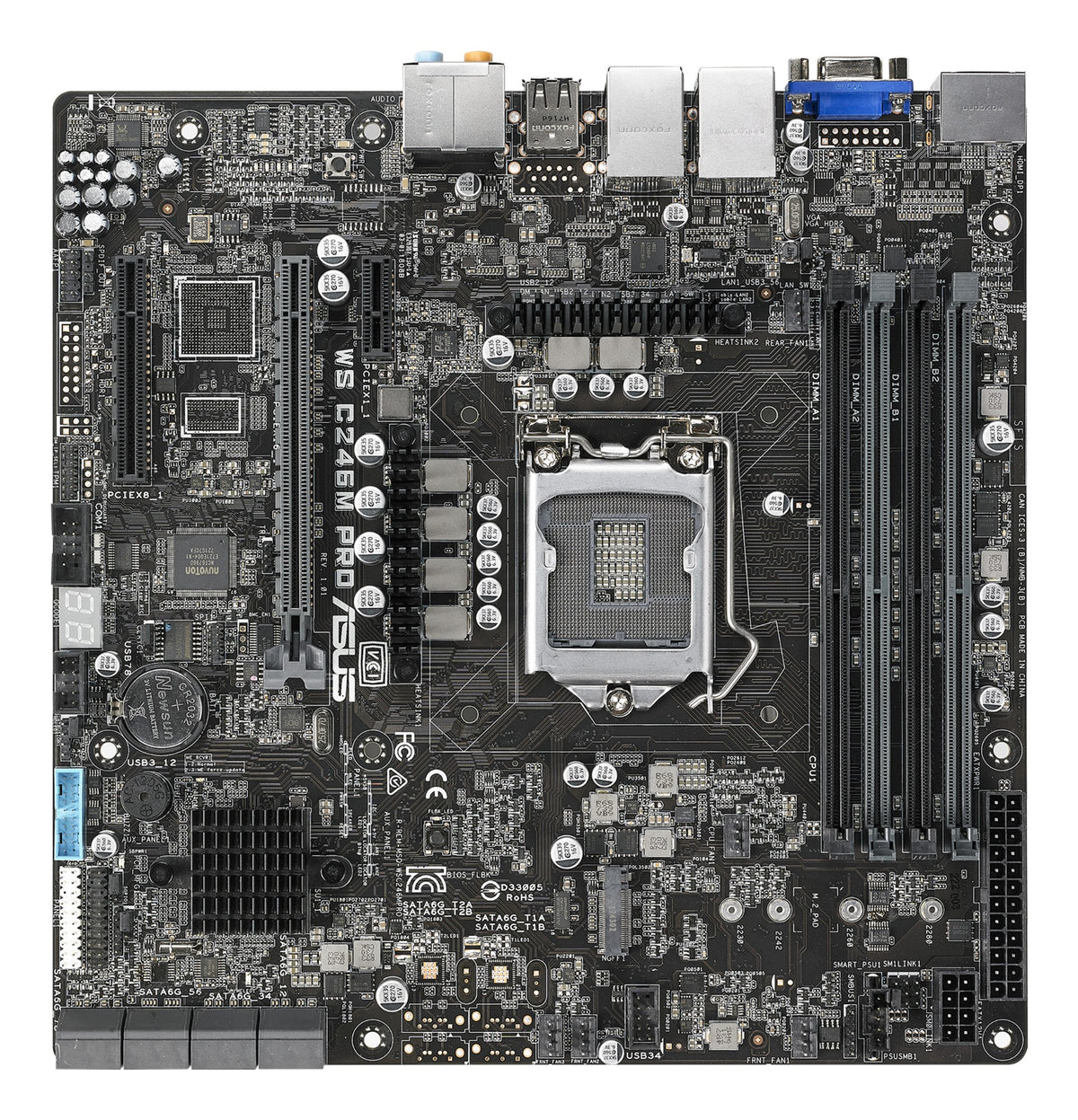 ASUS WS C246M PRO Intel C246 LGA 1151 (Socket H4) micro ATX